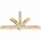 Ekena Millwork Redmond Rough Sawn Timber Gable Bracket, Douglas Fir, 60"W x 38"H x 4"D x 4"F, 15/12 Pitch GBW060X38X0404RED00RDF - alternate 5